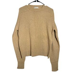 Vintage Sears Men’s Sportswear Wool Blend Sweater XL Tan 70s 80s Crewneck Pullov